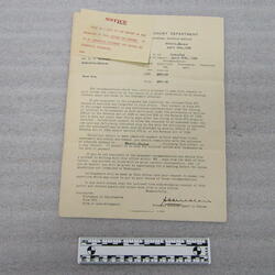 Income tax return report of H.P. Wareham from IRS